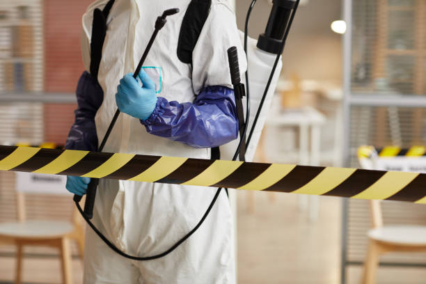 Professional Blood Cleanup technician working in Milltown, NJ